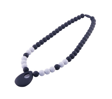 Koo-di Pendant Teether Necklace - Black 